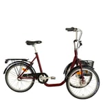 Monark Cargo 523 Trehjuling Onesize Röd Cykel - Specialcykel Cykel