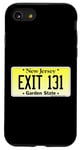 Coque pour iPhone SE (2020) / 7 / 8 Sortie 131 de plaque d'immatriculation New Jersey NJ GSP Parkway