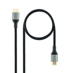 Blendend Câble HDMI 2.1 certifié ultra haute vitesse, mâle à mâle, noir, longueur de 2 mètres, idéal pour une qualité d'image supérieure sur les appareils compatibles.