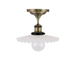 Globen Lighting Cobbler Ø25 plafond Vitt glas