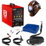 Stamos Germany TIG-svets - 250 A 230 V puls + Svetshjälm – Firestarter 500 Advanced Series