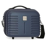 Roll Road India Adaptable Beauty Case Blue 29x21x15 cms ABS