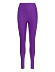 Graphic High Waist Tights Purple Casall