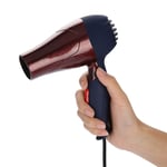 Lightweight Foldable Mini Hair Dryer Portable Adjustable Blow Dryer Coffee SG5