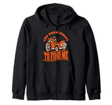 Future Farmer Boys Farming You Know Where To Find Me Zip Hoodie