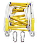 WGE Échelle de Corde de Sauvetage, échapper au Travail d'urgence, échelle de Secours Anti-dérapage, échelle s'échapper, échelle de Formation,5M=16.4FT