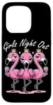 iPhone 15 Pro Cute Pink Flamingos Girls Night Out for Friends Flamingo Case