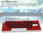 Hot 68 Key Mechanical Keyboard 60 Percent Blue Switch RGB Backlit Hot Swappable