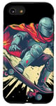 Coque pour iPhone SE (2020) / 7 / 8 Skateboard Chivalry avec cool Knight