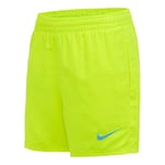 NIKE 4-Inch Volley Shorts for Children, Boys, Swim Briefs, NESSB866-737, Volt, 7 años