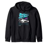 Back To The Future 35th Anniversary DeLorean Kanji Wave Sweat à Capuche