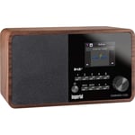 DABMAN i150 Kompakt hybridradio DAB+ / FM / Internet Trälook