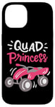 Coque pour iPhone 14 Femme Quad Lover ATV Rider Offroad Quad Bike