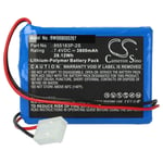 vhbw Batterie remplacement pour Contec 855183P-2S pour appareil médical (3800mAh, 7,4V, Li-polymère)