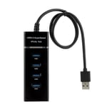 USB 3.0 Hub 4 Port Adapter USB 2.0 Splitter High Speed USB 3.0