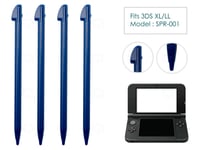 4 x Blue Stylus for Nintendo 3DS XL/LL Plastic Stylus Replacement Parts Pen 