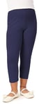 Merry Style Legging 3/4 Sport Pantalon Pantacourt Yoga Pants Vêtement Tenue Sport Fille MS10-131 (Bleu Marin, 110 cm)