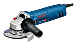 Bosch Professional GWS 1400 angle grinder (1400 W motor, 125 mm disc diameter, backing flange, protective guard, locking nut, two-hole spanner, in carton)