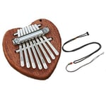 8 Tangent Mini Kalimba utsökt Finger Thumb Piano Marimba Musical