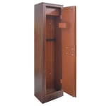 Armoire À Fusils KW-5T 5 Places Cm 35x25xh145 Avec Coffre En Acier