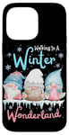 iPhone 14 Pro Max Walking In A Winter Wonderland Three Gnome Funny Christmas Case