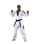 KWON Dobok Grand Victory M Tenue de Taekwondo avec Broderies Blanc Blanc Taille 160