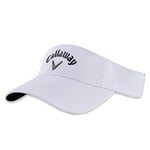 Callaway Mixte Liquid Metal Visor Visière, Blanc/Noir, Taille unique EU