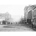 Artery8 Evans Stables Elizabeth Street Hobart Tasmania 1910 Photo Art Print Canvas Premium Wall Decor Poster Mural