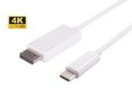 MicroConnect - 4K USB-C to Displayport Cable - Adaptateurs DisplayPort