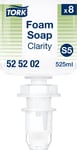 Tork S5 Mini Foam Soap Clarity, oparfymerad, 525ml