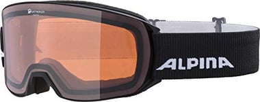 ALPINA Unisexe - Adultes, NAKISKA Q Lunettes de ski, black, One Size