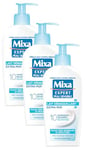 Mixa Expert Peau Sensible Lait Démaquillant Apaisant Extra-pur 200 ml (Lot de 3)