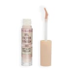 Makeup Revolution IRL Filter Finish Concealer, Medium to Full Coverage, Matte Finish, C0.5, Fair Skin Tones, 6g