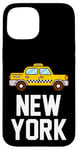 Coque pour iPhone 15 New York City Graphic Tees - Cool New York City Funny Taxi