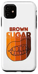 Coque pour iPhone 11 Brown Sugar Melanin Black Girl Street Swag Bouche Grill humoristique