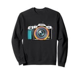 Colorful Lens Camera Photography Take a Picture Snap a Photo Sweatshirt