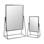 2 Piece Square Dressing Table Mirror Set 2 Sizes