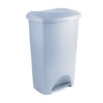 Addis Eco Made 100% Recycled Plastic Kitchen Pedal Bin 50L Light Grey 518358ebay