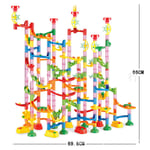 (232 PC)Marble Run Race Track Rakennuspalikat Lasten 3D Labyrinttipallo Rullalelu Tee tee Marble Run Race Coaster Setti 80/105/109/133 kpl Joululahja