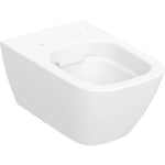 Geberit Smyle Square Vegghengt Toalett 54x35 cm, TurboFlush, Hvit - 500.208.01.1