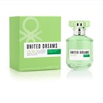 Benetton - United Dream Live Free, Eau de Toilette pour Femme - Parfum féminin, frais et dynamique - Notes florales, fruitées et hespéridées - Idéal pour la journée - 50 ml