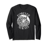 forever always - skeleton couple eternal lover Twin Flame Long Sleeve T-Shirt