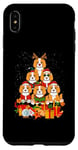 iPhone XS Max Cavalier King Charles Spaniel Merry Christmas Tree Lights Case