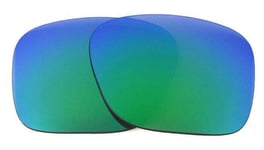 NEW POLARIZED CUSTOM GREEN LENS FOR OAKLEY SQUARE LATCH SUNGLASSES