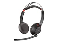 Poly Blackwire C5220T - 5200 Series - micro-casque - sur-oreille - remplacement - filaire