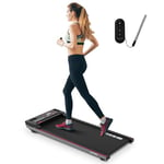 SereneLife Tapis de Marche Portable, Tapis de Course 1 à 8 km/h Fitness à Vitesse Réduite Électrique pour Sous le Bureau,Tapis de Course Mini Portable pour Espaces Réduits à la Maison & Usage de Bureu