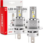 Amio Bil Led-Pærer Serie X2 H4/H19 6500K Canbus Amio-02972