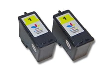 2 Tri-Color Ink Cartridges for Lexmark X2450 X2470 X2330 X2350 X2310 X2315 X3450