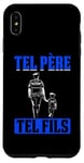 Coque pour iPhone XS Max Tel père tel fils accessoire police policer humour