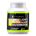 Lions Mane Mushroom Capsules 2000mg UK Made Nootropic Supplement 2 Month Supply